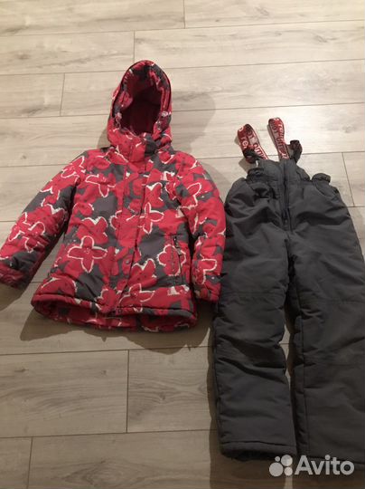 Детский зимний костюм на девочку 122