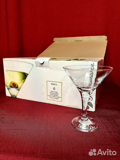 Бокалы для мартини 6 штук