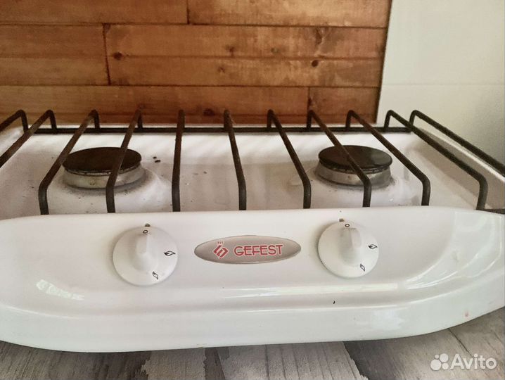 Настольная газовая плита 2 конфорки