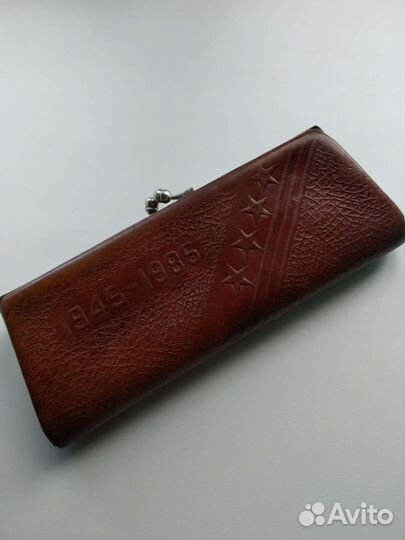 Футляр для очков кожаный
