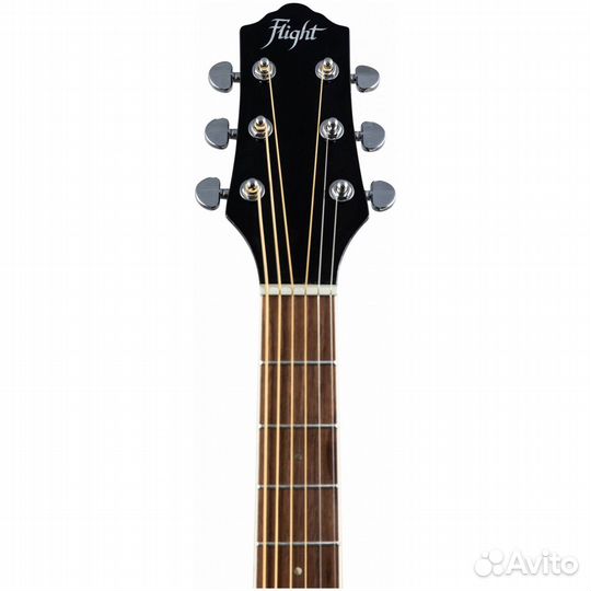 Электроакустическая гитара Flight AG-210 CEQ BK
