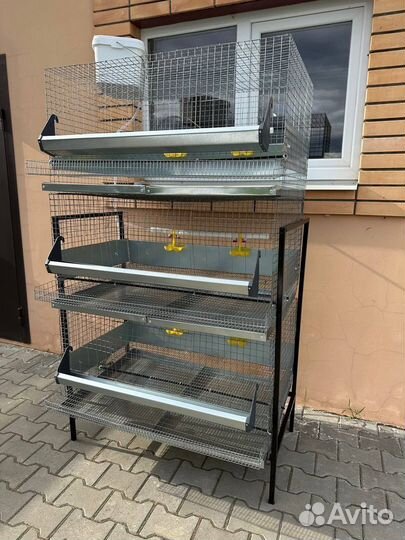 Клетки для кур несушек каркасные на 30 голов