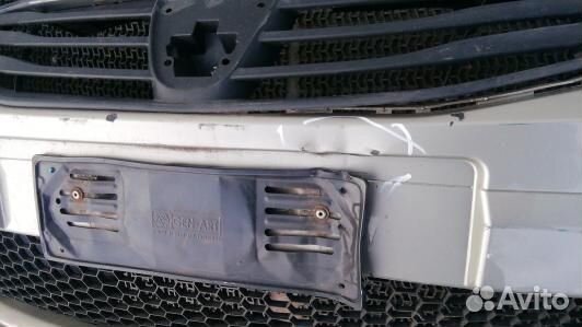 Бампер передний dacia sandero 1 (BBR10G501)