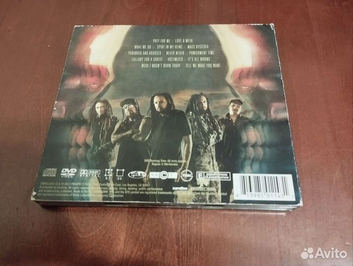 CD + DVD Korn The Paradigm Shift