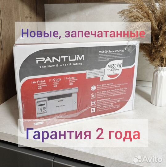 Новый мфу Pantum M6507W (с Wi-Fi) + гарантия