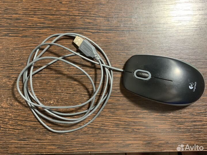 Мышь logitech b100 Черная