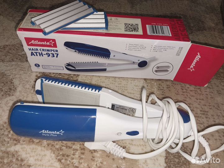 Выпрямитель и гофре для волос