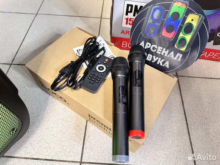 Портативная колонка Eltronic 1500W мощности