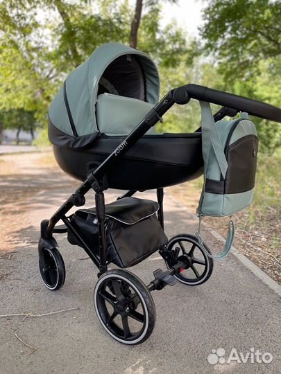 Модульная коляска с амортизацией 2в1 и 3в1