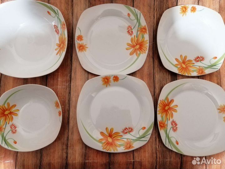 Набор посуды Фокус (фарфор)