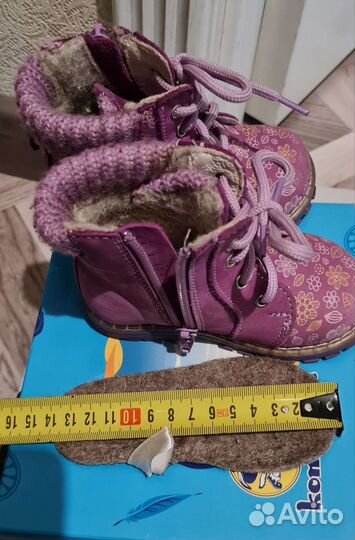 Ботинки на байке для девочки, 21 раз