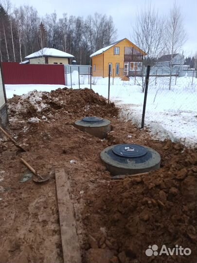 Септик из бетонных колец