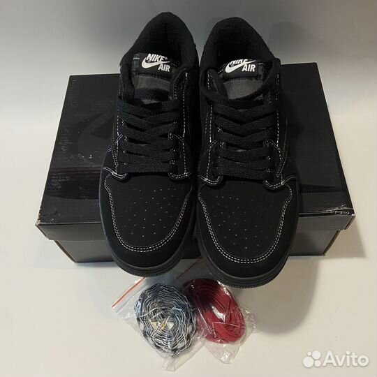 Кроссовки Nike air jordan 1 low travis scott