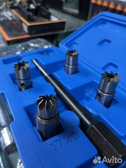 Набор фрез для гнёзд дизельных форсунок 5 пр