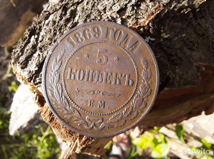 5 копеек 1869 года