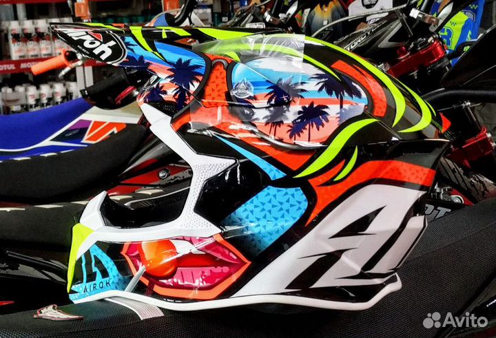 Шлем кроссовый airoh Wraap Lollipop