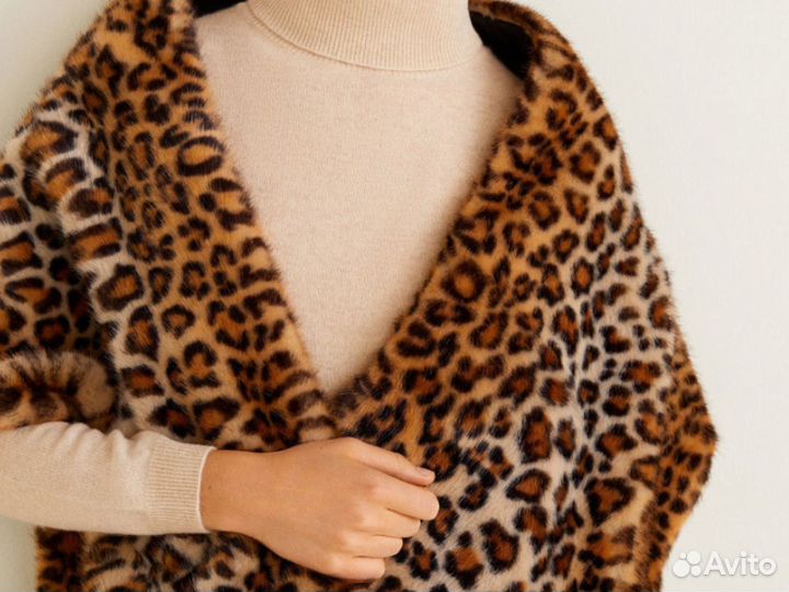 Меховой шарф Mango