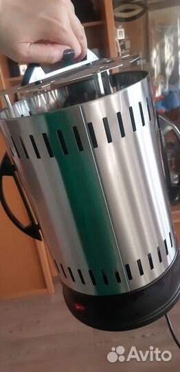 Электрошашлычница новая