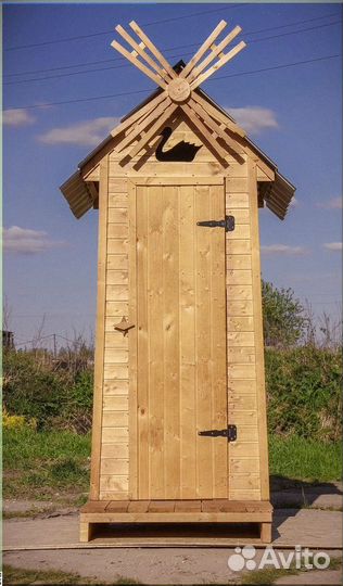 Уличный туалет с установкой Ж104