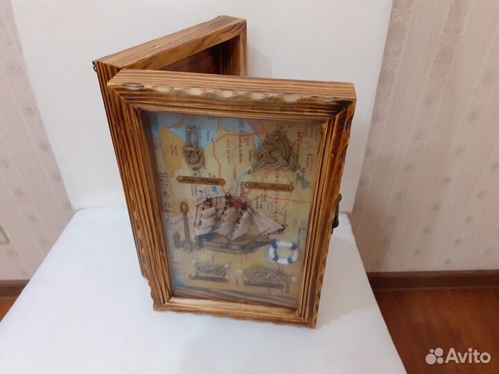 Ключница из дерева (в упаковке)