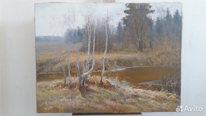 Картина маслом на холсте «Дорога к Храму»