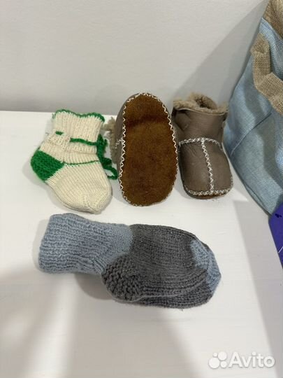 Носки детские вязанные