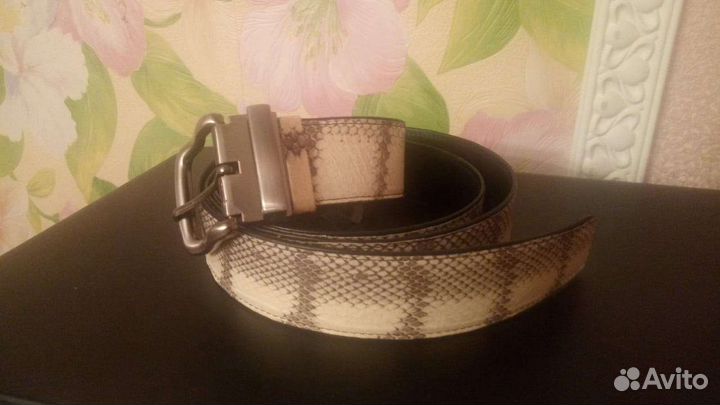 Ремень мужской иметация кожи питона