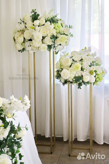 Цветочные композиции и декорации на свадьбу