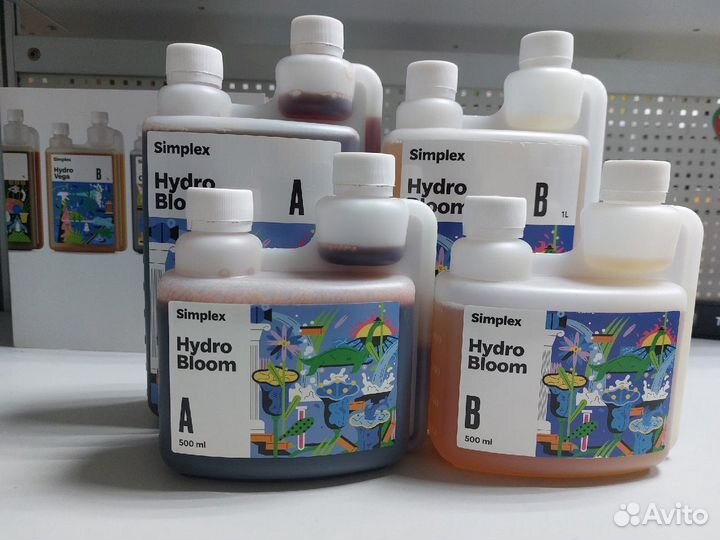 Комплексное удобрение Simplex Hydro Vega/Bloom A+B