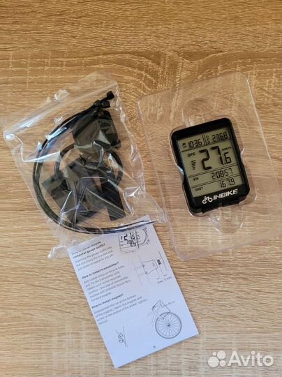 Велокомпьютер беспроводной Inbike, 2.1 дюйма