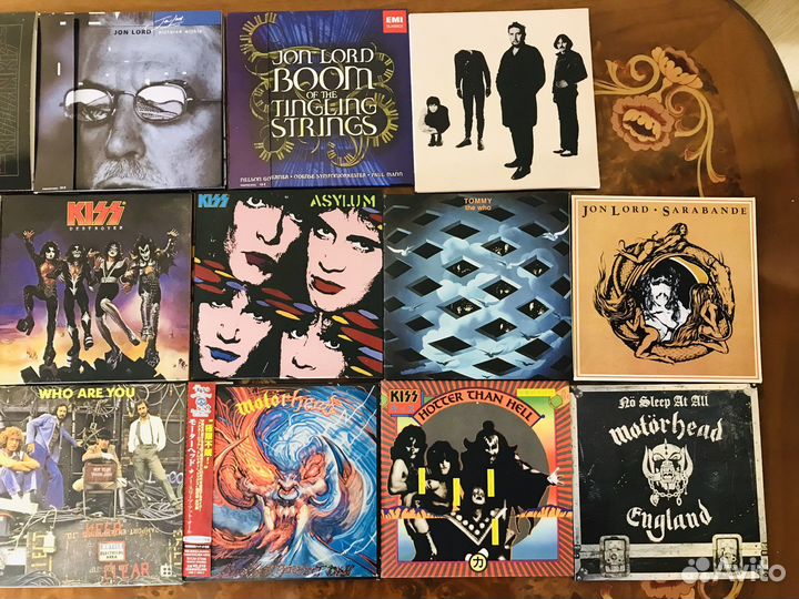 Kiss Motorhead и другие фирменные cd
