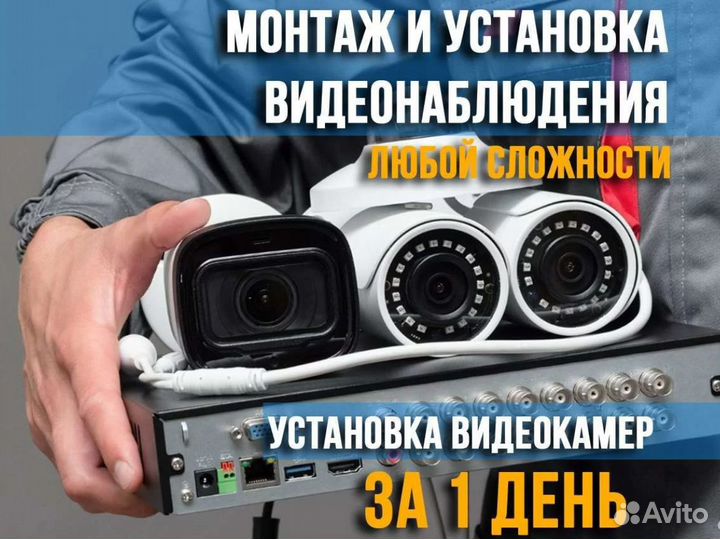 Установка камер видеонаблюдения ip wi-fi