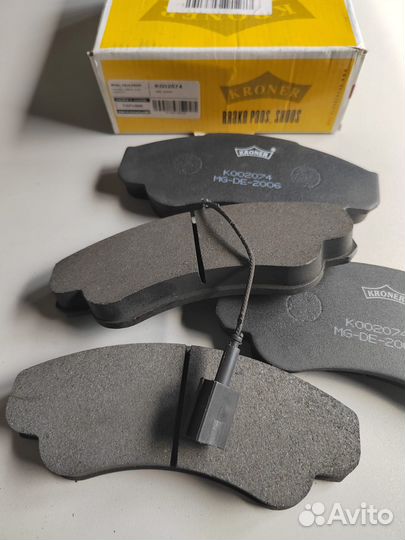 Колодки тормозные передние R16 Фиат Дукато