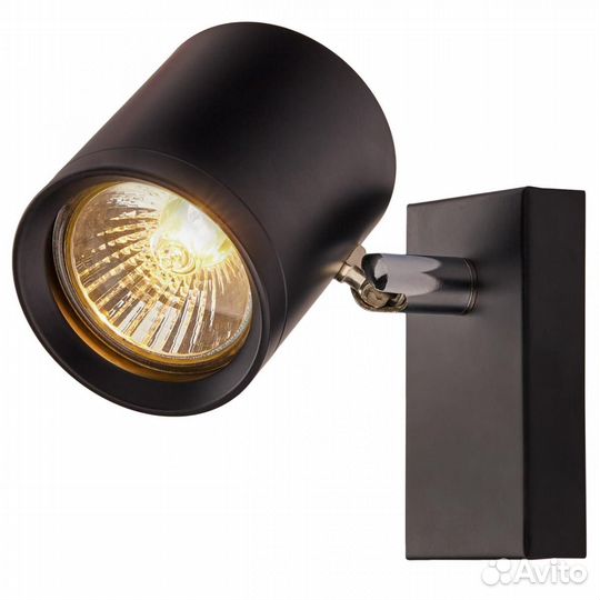 Спот настенный GU10 1*50W Черный imex;