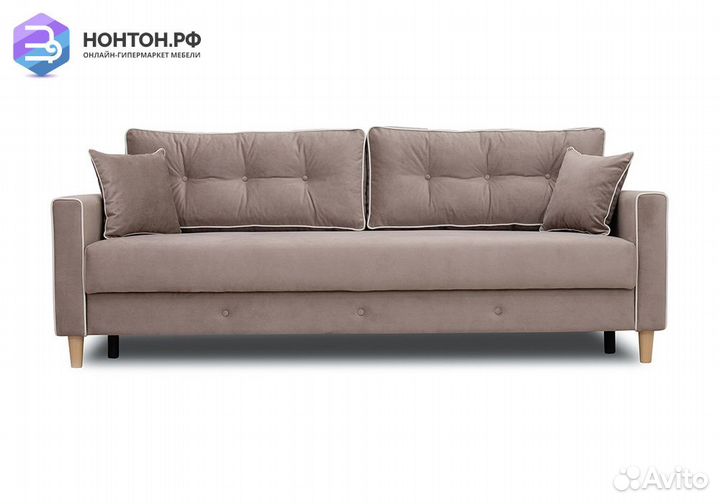 Диван тик-так Айрин светло-коричневый