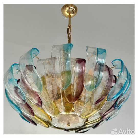 Винтажная крупная люстра Barbini