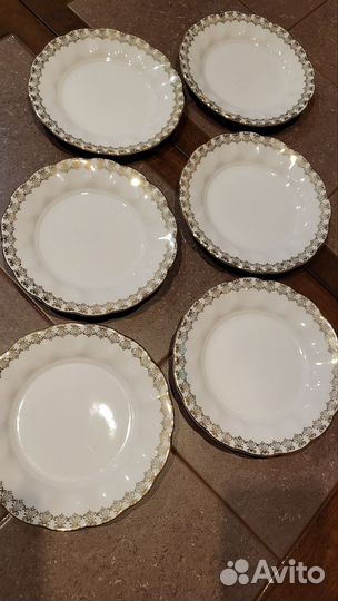 Тарелки десертные коростеньский фарфор 6 шт