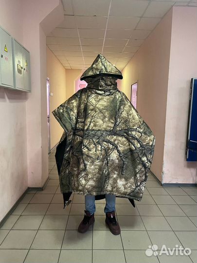 Пончо военный дождевик от тепловизора