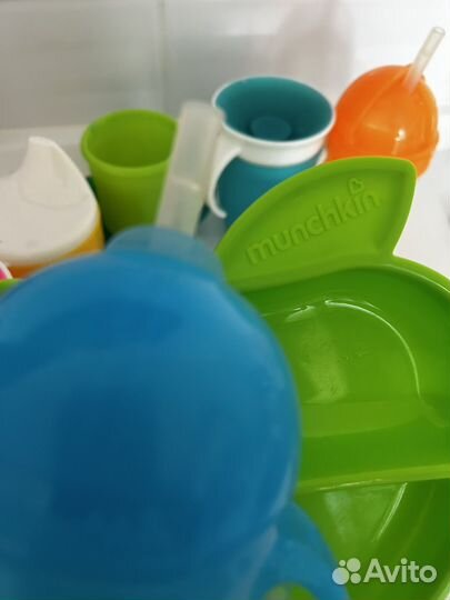 Поильник, бутылочки, посуда