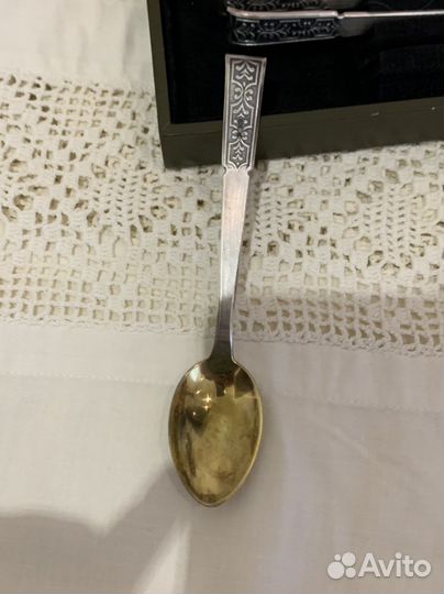 Набор ложек серебро 875