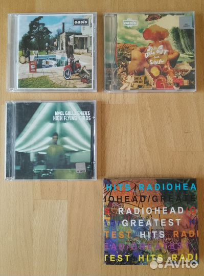 CD: oasis; THE cure; nick cave;