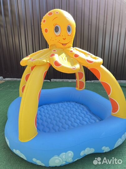 Водный бассейн, горка, манеж Intex