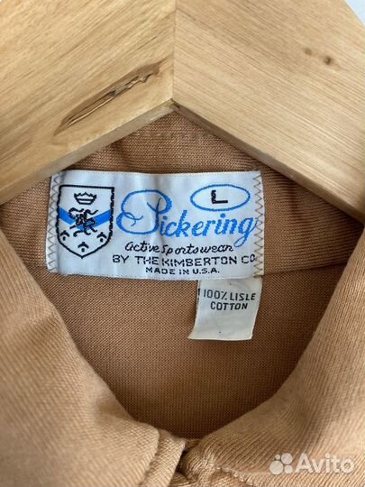 Поло Pickering Golf Polo Vintage 80's made in USA