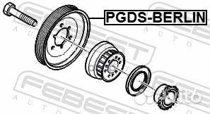 Pgds-berlin шкив коленвала Peugeot 206/307 1.4