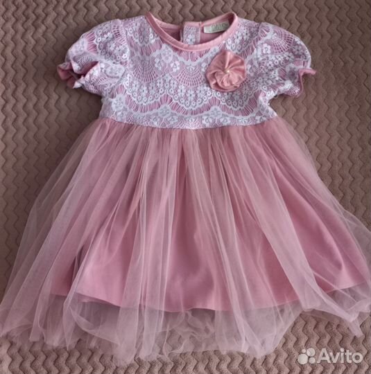 Платье с фатином