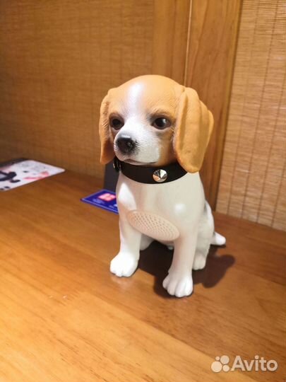 Беспроводная Bluetooth колонка собака бигль 18см