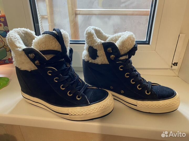 Кеды converse женские утепленные