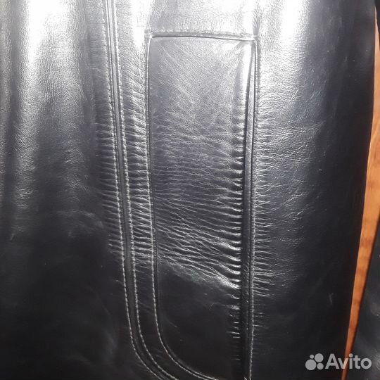 Кожаная дубленка мужская новая