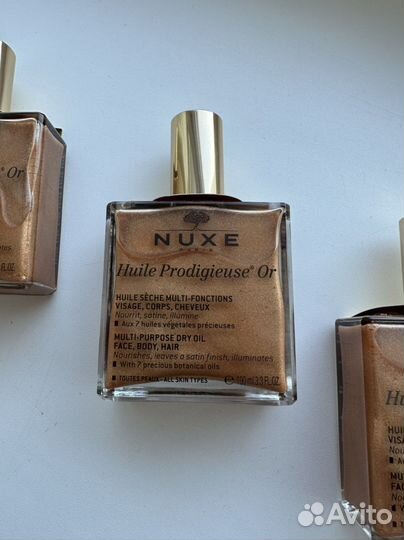 Масло с шиммером nuxe