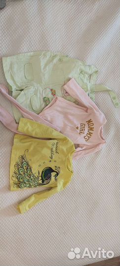 Вещи пакетом для девочки до года